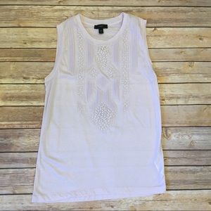 🎈J. Crew Lilic Lace Applique tank top, Size XXS
